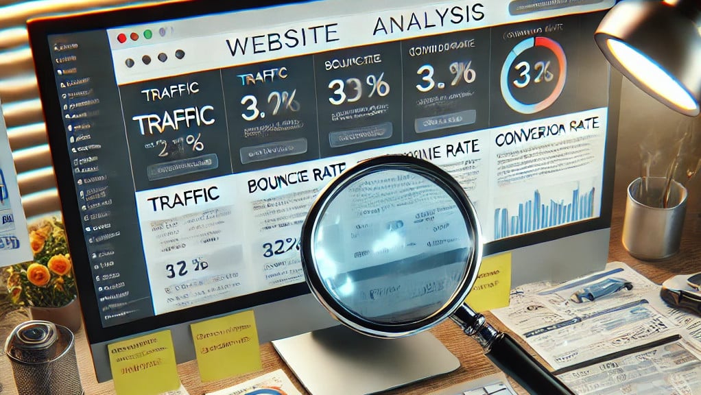 Analyse der Webseite